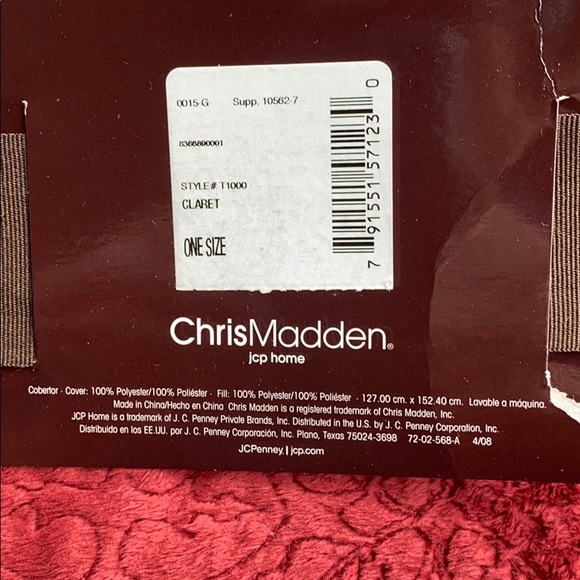 NWT CHRIS MADDEN MINK THROW - Picture 4 of 4